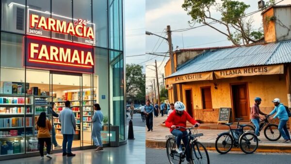 farmacias en ciudades grandes vs pueblos diferencias practicas la rebotica belleza salud cuidado personal